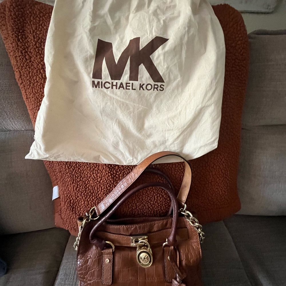 2 leather handbags